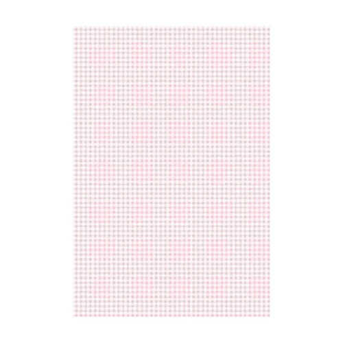 Бумага с рисунком Клеточка двусторонняя, Розовая, 21*31 см, 200 гм2, Heyda (204774622)