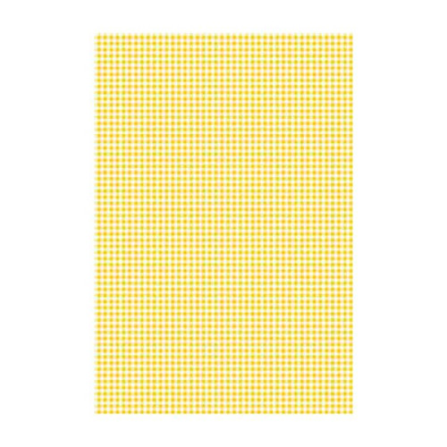 Бумага с рисунком Клеточка двусторонняя, Желтая, 21*31 см, 200 гм2, Heyda (204774621)