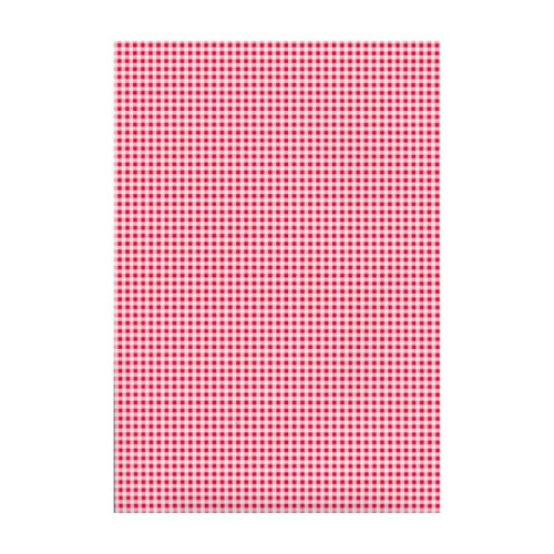Бумага с рисунком Клеточка двусторонняя, Красная, 21*31 см, 200 гм2, Heyda (204774623)