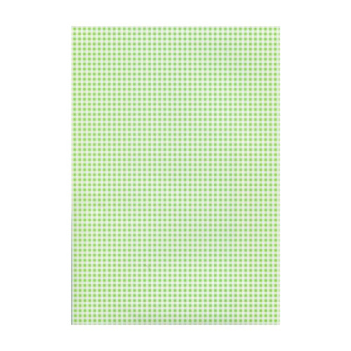 Папір з малюнком Клітинка двосторонній, Світло-зелений, 21*31 см, 200 гм2, Heyda (204774626)