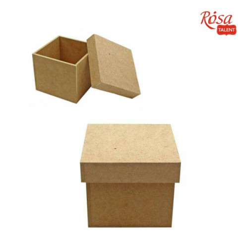 Коробка с крышкой, МДФ, 15х15х13 см, ROSA TALENT (2862203)
