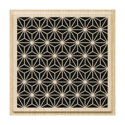 Штамп деревянный Фоновый Звезды, 7х7 см, Heyda (211801703)