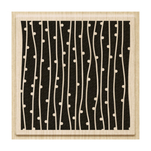 Штамп деревяний Фоновий Перлини, 7х7 см, Heyda (211801701)