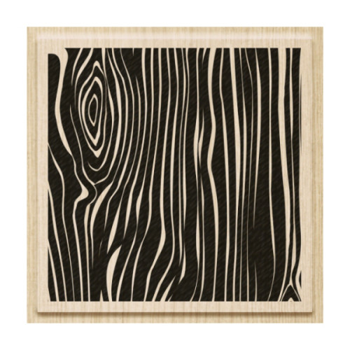 Штамп деревянный Фоновый Дерево, 7х7 см, Heyda (211801702)