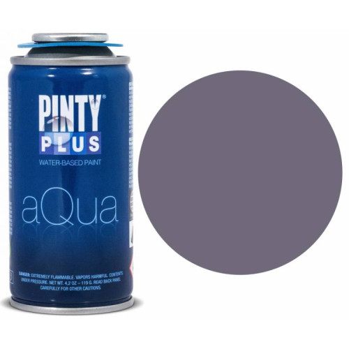Краска-аэрозоль на водной основе Aqua, Серая темная, 150 мл, PINTYPLUS (NV00322)