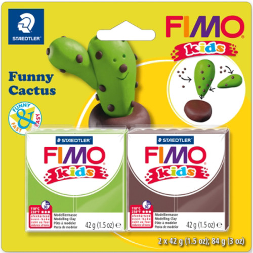 Набор Fimo Kids, «Кактус», 2 цв.*42 г, Fimo (803513)