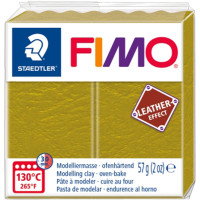 Пластика Leather-effect, Оливкова, 57 гр, Fimo (8010-519)