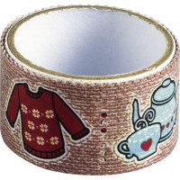 Паперовий скотч Love Peace 34 мм х 2,4 м, Heyda (203584505)