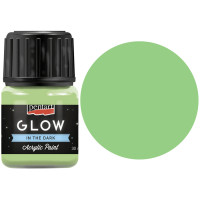 Фарба акрилова для декору Glow in the dark, Зелена, 30 мл, Pentart (16485)
