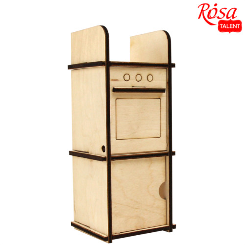 Кукольная мебель, „Кухонный шкаф“ 2, модерн, фанера, 5,8х5х14см, ROSA TALENT (287408)