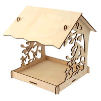 Кормушка для птиц 1, фанера, 22х20х22,5см, ROSA TALENT (286201)