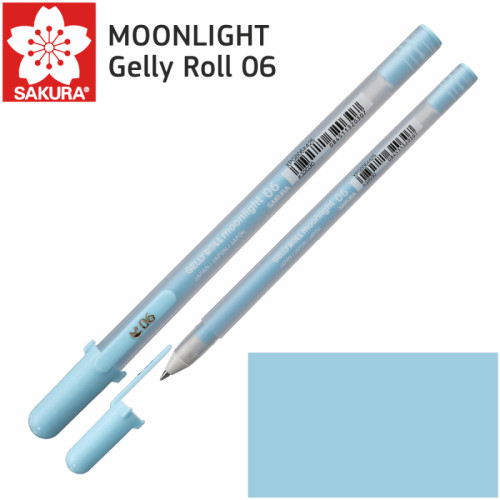 Ручка гелевая MOONLIGHT Gelly Roll 06, Небесно-голубой, Sakura (XPGB06425)