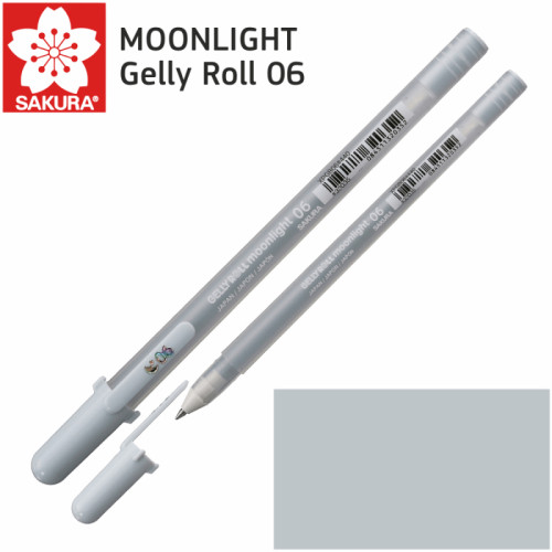 Ручка гелевая MOONLIGHT Gelly Roll 06, Голубовато-серый, Sakura (XPGB06440)
