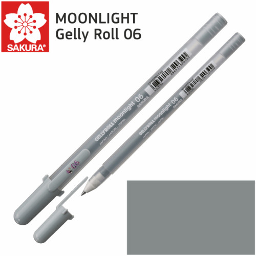 Ручка гелевая MOONLIGHT Gelly Roll 06, Серо-зеленый, Sakura (XPGB06446)