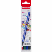 Набір лінерів FINELINER Basic, Основні кольори, 4кол., Bruynzeel (60241004)
