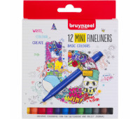Набор линеров FINELINER Mini, 12цв., Bruynzeel (60241512)