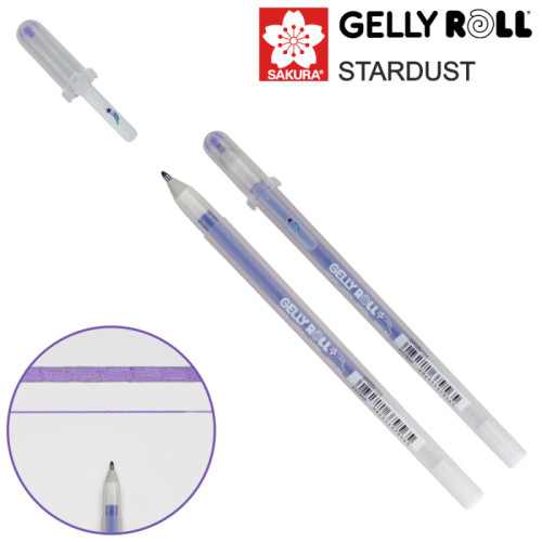 Ручка гелевая STRADUST Gelly Roll, Фиолетовая, Sakura (XPGB#724)