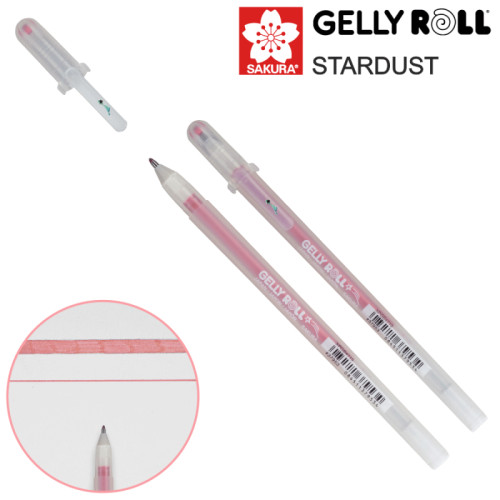 Ручка гелева  STARDUST Gelly Roll, Червоний, Sakura (XPGB#719)