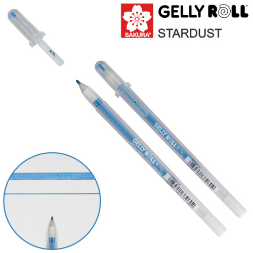 Ручка гелевая STARDUST Gelly Roll, Синяя, Sakura (XPGB736)