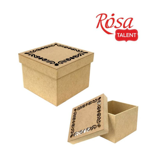 Коробка с фигурной крышкой 1, МДФ, 15х15х13  см, ROSA TALENT (2862207)