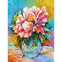 Холст на картоне с контуром, Натюрморт №37, 30х40, хлопок, акрил, ROSA START (GPA283237)