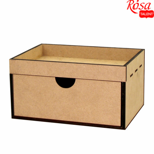 Декоративний ящик, з бортиком, МДФ, 23х16,5х12 см, ROSA TALENT (286413)