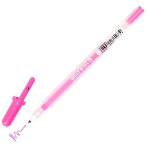Ручка гелева MOONLIGHT Gelly Roll, Рожева флуоресцентна, Sakura (XPGB420)