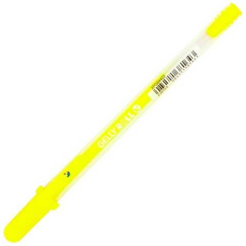 Ручка гелева  MOONLIGHT Gelly Roll, Жовтий флуорисцентний, Sakura (XPGB#403)