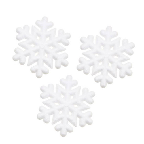 Набор пенопластовых снежинок, 20*20см, 10 шт (279800720)