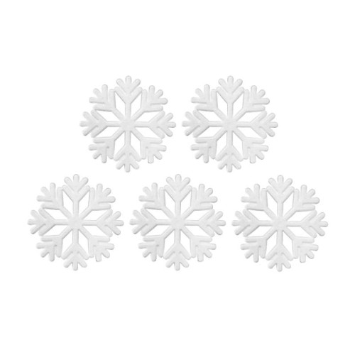 Набір пінопластових сніжинок, 24*24см, 5 шт (279800721)