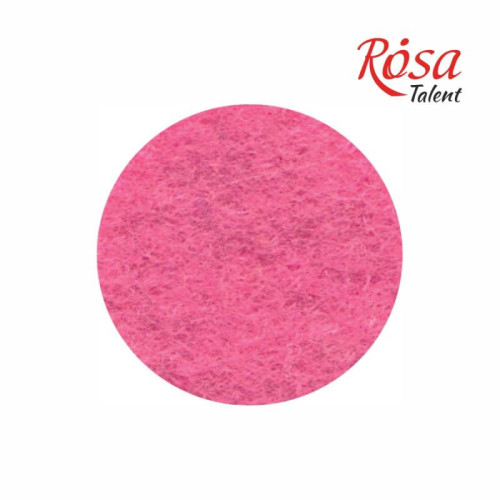 Фетр листовой (полиэстер), 21,5х28 см, Розовый, 180г/м2, ROSA TALENT (165FW-H004)
