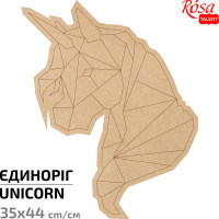 Основа для декорирования панно-мозаика Единорог 1, МДФ, 35х44 см, ROSA TALENT (487504)