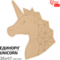 Основа для декорування панно-мозаїка Єдиноріг 3, МДФ, 36х47 см, ROSA TALENT (487506)