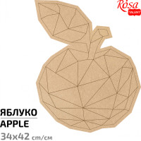 Основа для декорирования панно-мозаика Яблоко 1, МДФ, 34х42 см, ROSA TALENT (487509)