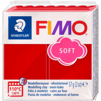 Пластика Soft, Рождественский Красный, 57г, Fimo (8020-2 P)