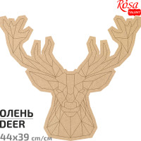 Основа для декорування панно-мозаїки „Олень“ 2, МДФ, 44х39 см, ROSA TALENT (487520)