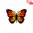 Набор, картина 3D, „Бабочка 2“, ДВП грунтованное, 4 слоя, 17х17см, ROSA TALENT (N0003515)