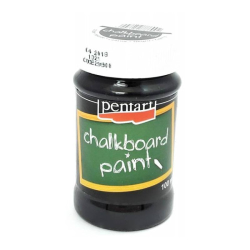 Краска с эффектом графитный доски, Черная, 100мл, Pentart (20800)