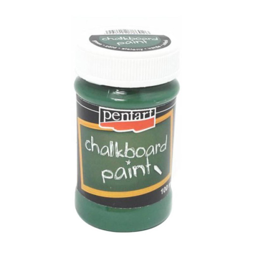 Краска с эффектом графитный доски, Зеленая, 100 мл, Pentart (20802)