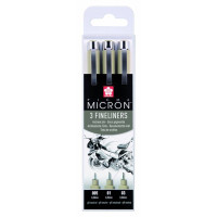 Набор линеров PIGMA MICRON DESIGN 3шт., Sakura (XSDK3FD)