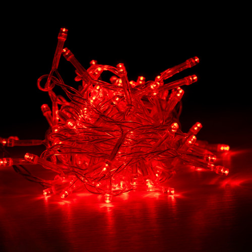 Гірлянда світлодіодна Yes! Fun Christmas time, 100 ламп, червона, 5 м.,  8 реж.ми