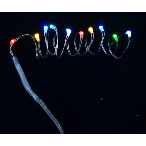 Гірлянда світлодіодна Yes! Fun LED-нить, 10 ламп, багатобарвна, 0,55 м., 1 реж.міганія, се