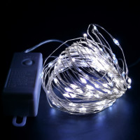 Гірлянда світлодіодна нитка Novogod‘ko на мідному дроті, 100 LED, холодний білий, 10 м, 8