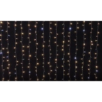 Гирлянда штора Novogodko, 272 LED, теплый белый, 3*2,6 м, мерцание