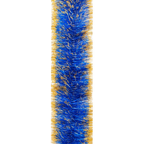 Мішура 100 Novogod‘ko (синя з золотими кінч.) 3м
