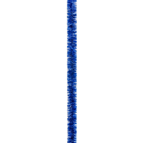 Мишура новогодняя 25 Novogodko Флекс (синяя) (MA-010) 2 м