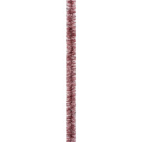Мішура Novogod‘ko Флекс (рожеві перлини) діаметр 2,5 см, 2 м