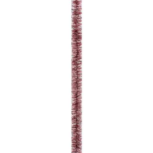 Мишура новогодняя 25 Novogodko Флекс (розовые жемчужины) (REF-4704) 2 м