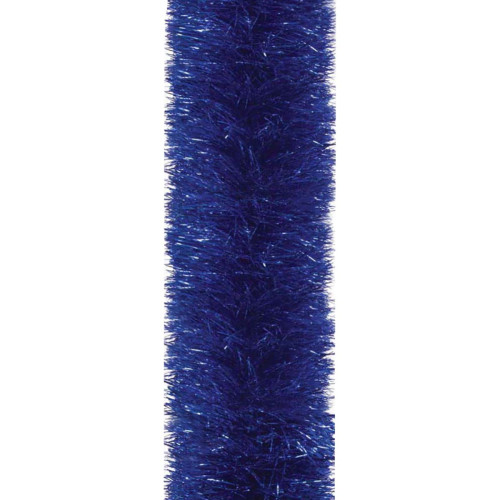 Мишура новогодняя 75 Novogodko (синяя) 2 м