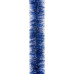 Мишура новогодняя 75 Novogodko (синяя с бел. кончиками) 2 м